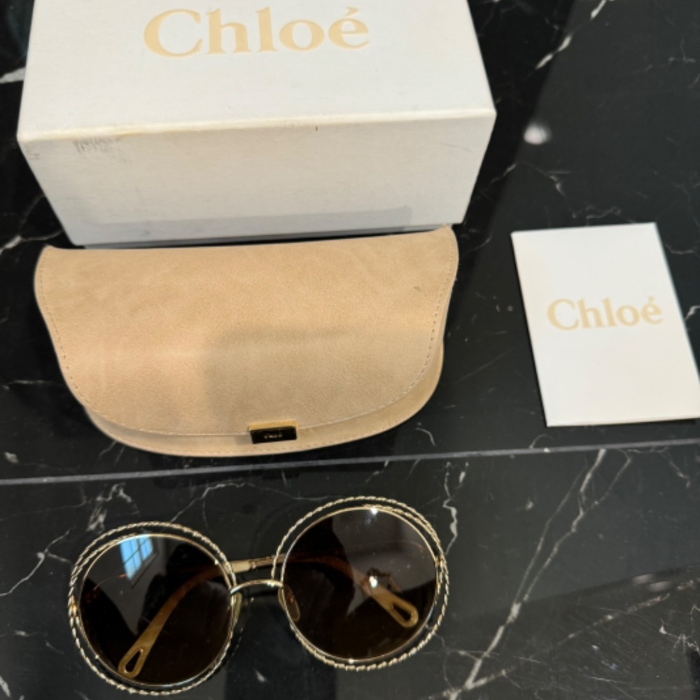 CHLOE ROUND SUNGLASSES - Picture 5 of 6